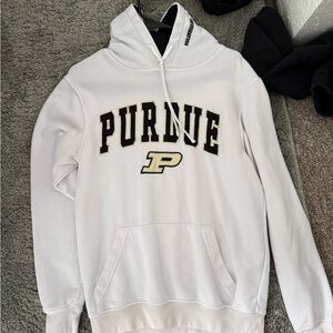 Purdue White Hoodie
